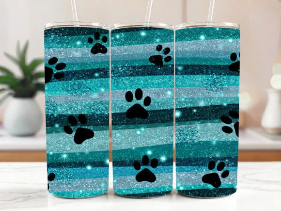 20 Oz Skinny Tumbler Dog Paw Prints Review