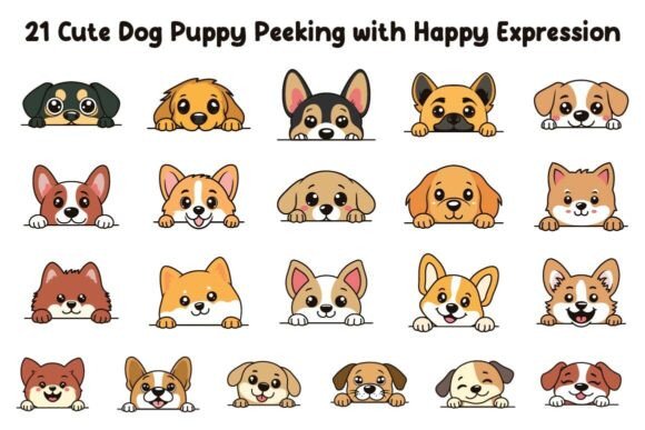 21 Cute Dog Puppy Peeking Review
