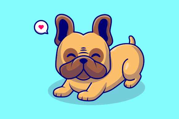 Cute Pug Dog Stretching Cartoon Review
