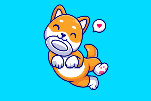 Cute Shiba Inu Dog Playing Frisbee Plate Embroidery Review