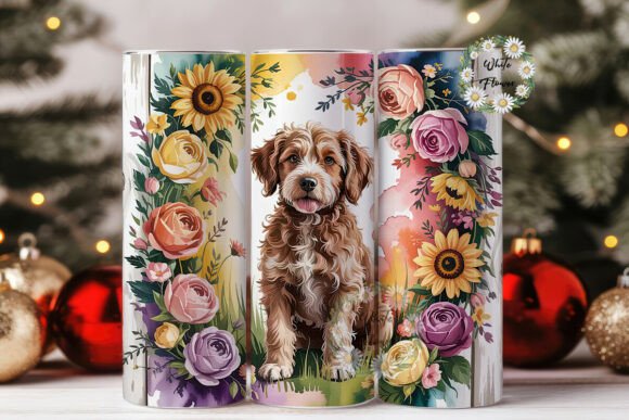 Floral Doodle Dog Tumbler Wrap Review