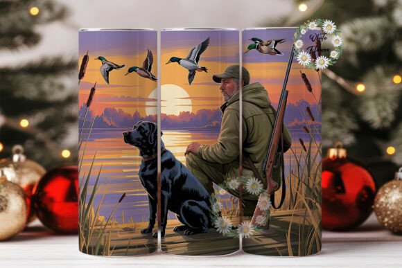 Hunter with Dog Tumbler Wrap Review