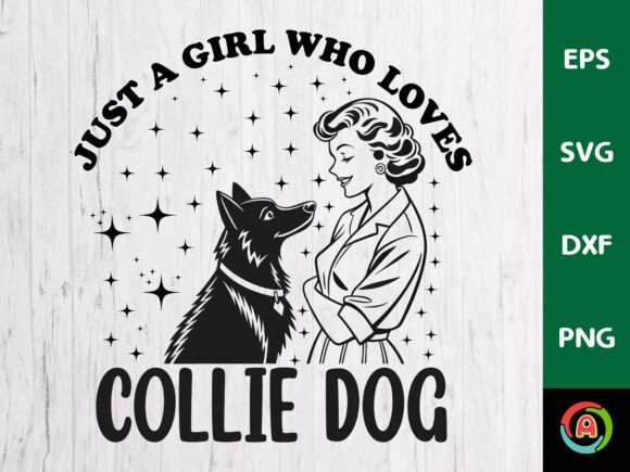 Just a Girl Who Loves Collie Dog Embroidery Review