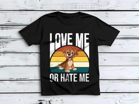 Love Me or Hate Me Dog Vintage T-shirt