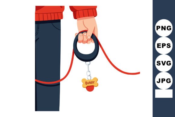 Person Holding Black Retractable Dog Leash Design Review
