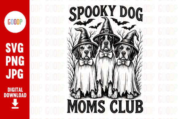 Spooky Dog Moms Club Png Review